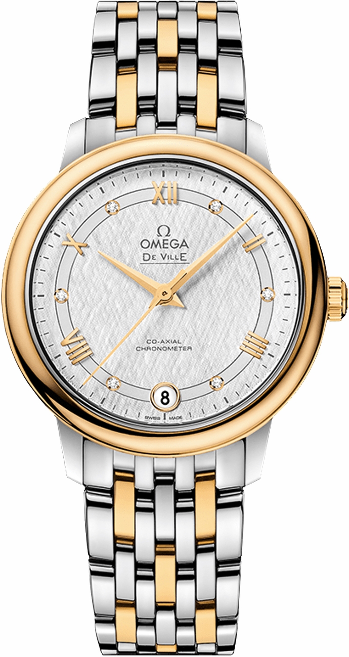 Omega De Ville Prestige Steel & Yellow Gold Women's Watch 424.20.33.20.52.001 