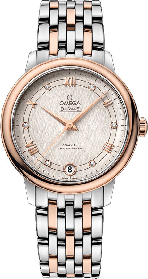 Omega De Ville Self winding Automatic Chronometer Silver Ladies Watch 42420332052003 