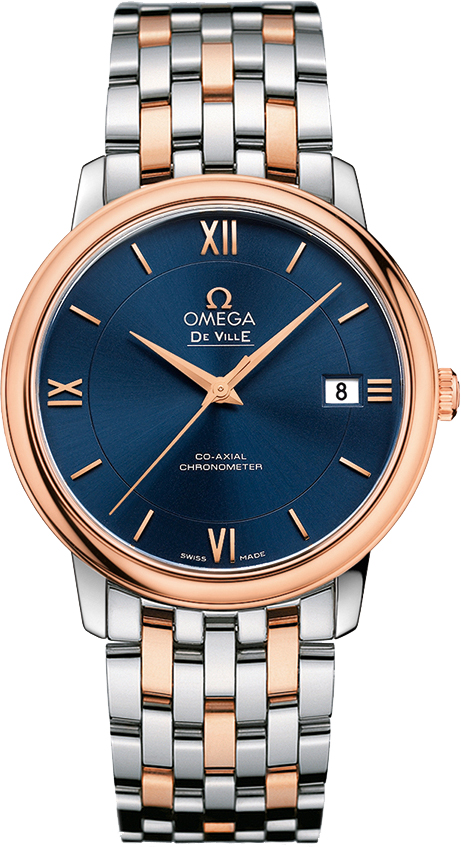 Omega De Ville Self winding Automatic Blue Mens Watch 42420372003002 