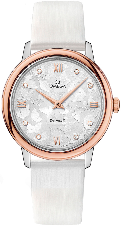 Omega De Ville Silver Ladies Watch 42422336052001 