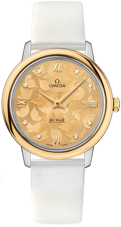 Omega De Ville Champagne Ladies Watch 42422336058001 