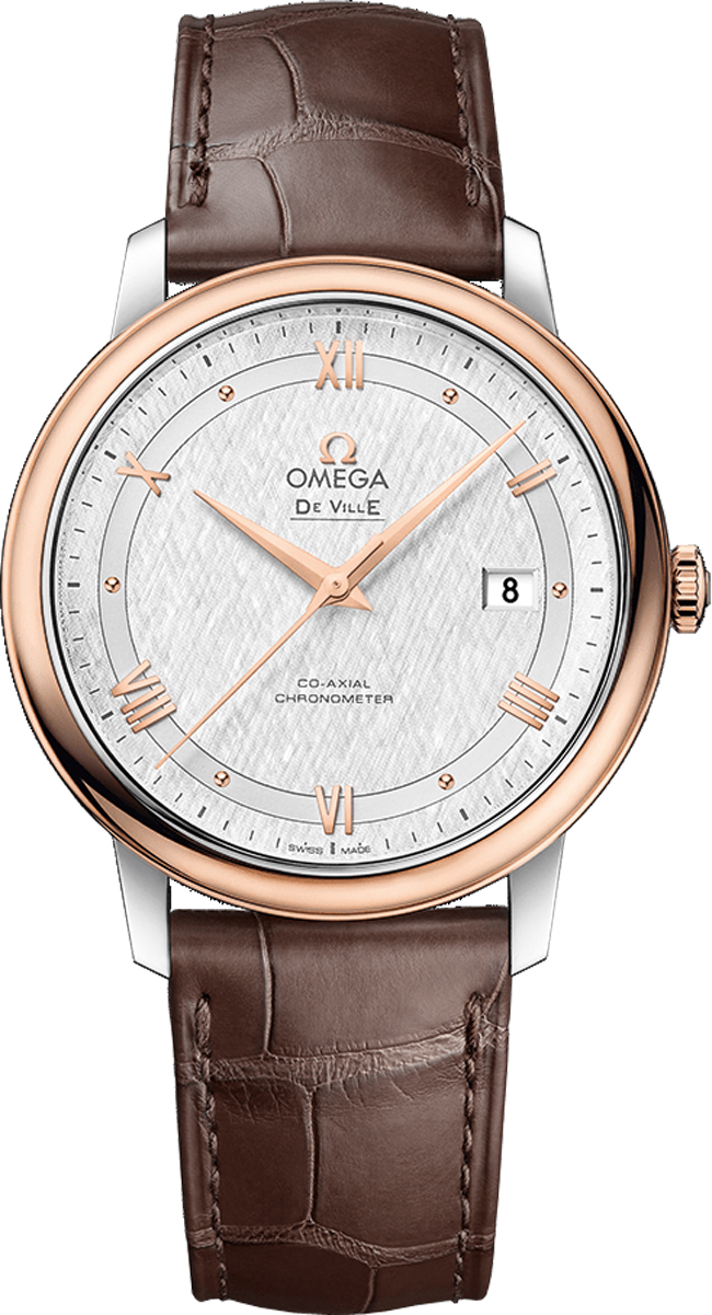 Omega De Ville Self winding Automatic Chronometer Silver Mens Watch 42423402002002 