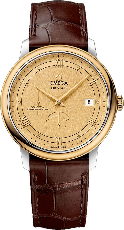 Omega De Ville Self winding Automatic Chronometer Champagne Watch 42423402108001 