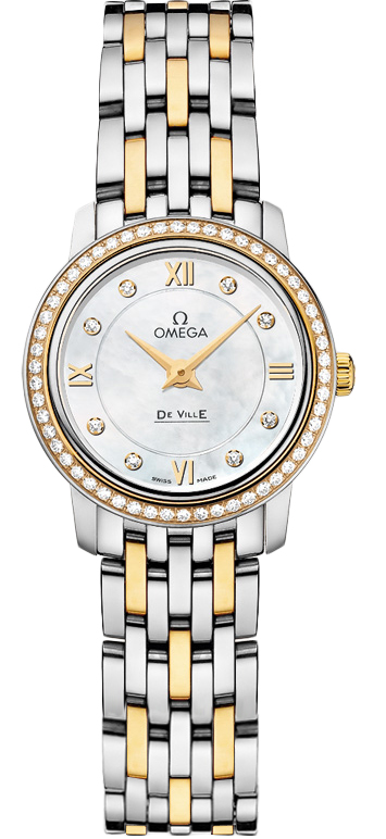 Omega De Ville White Ladies Watch 42425246055001 