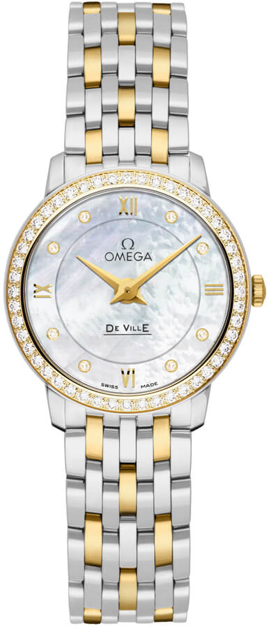 Omega De Ville White Ladies Watch 42425276055001 