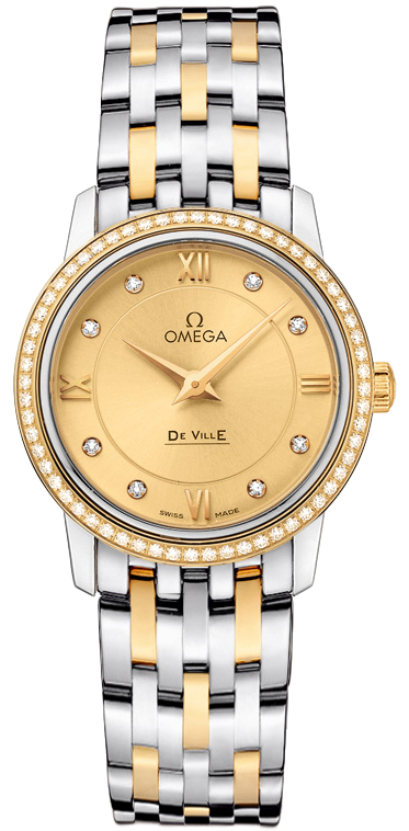 Omega De Ville Champagne Watch 42425276058001 