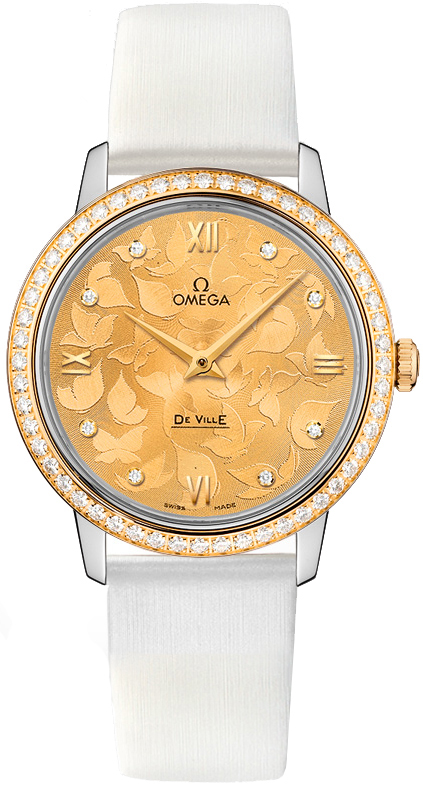 Omega De Ville Champagne Ladies Watch 42427336058001 