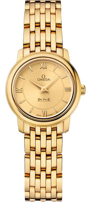 Omega De Ville Champagne Watch 42450246008001 