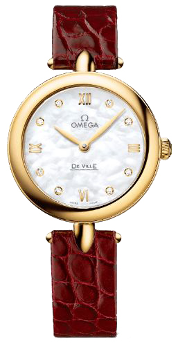 Omega De Ville Battery Operated Quartz White Watch 42453276055001 