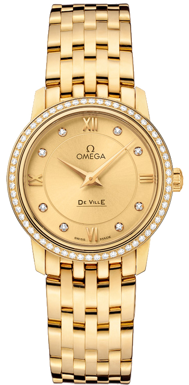 Omega De Ville Champagne Watch 42455276058001 
