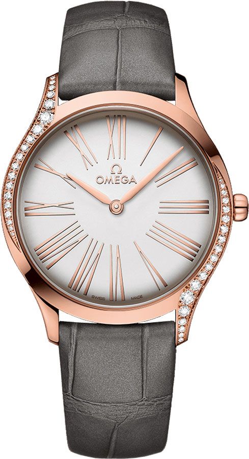 Omega De Ville Battery Operated Quartz Silver Mens Watch 42858366002001 