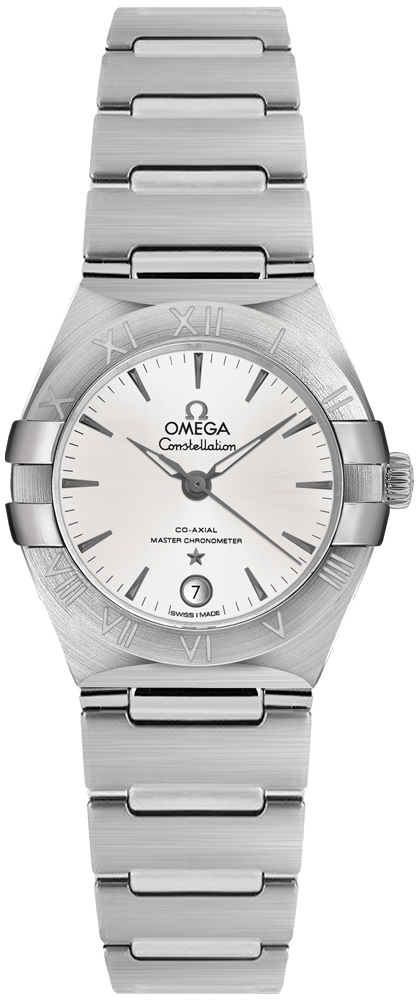 Omega Constellation Self winding Automatic Chronometer Silver Watch 13110292002001 