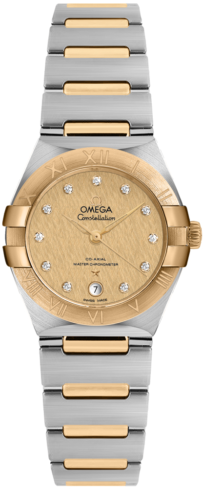 Omega Constellation Self winding Automatic Chronometer Champagne Ladies Watch 13120292008001 