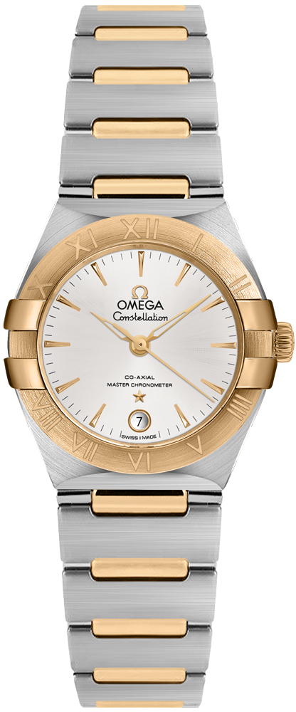 Omega Constellation Self winding Automatic Chronometer Silver Ladies Watch 13120292002002 