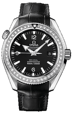 Omega Seamaster Planet Ocean 600M Self winding Automatic Chronometer Black Mens Watch 22218422001001 
