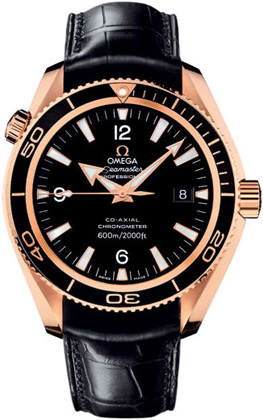 Omega Seamaster Planet Ocean 600M Self winding Automatic Chronometer Black Mens Watch 22263422001001 