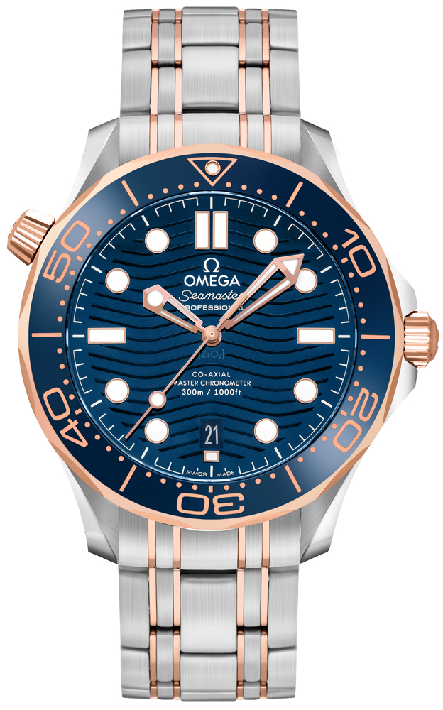 Omega Seamaster Self winding Automatic Blue Mens Watch 21020422003002 