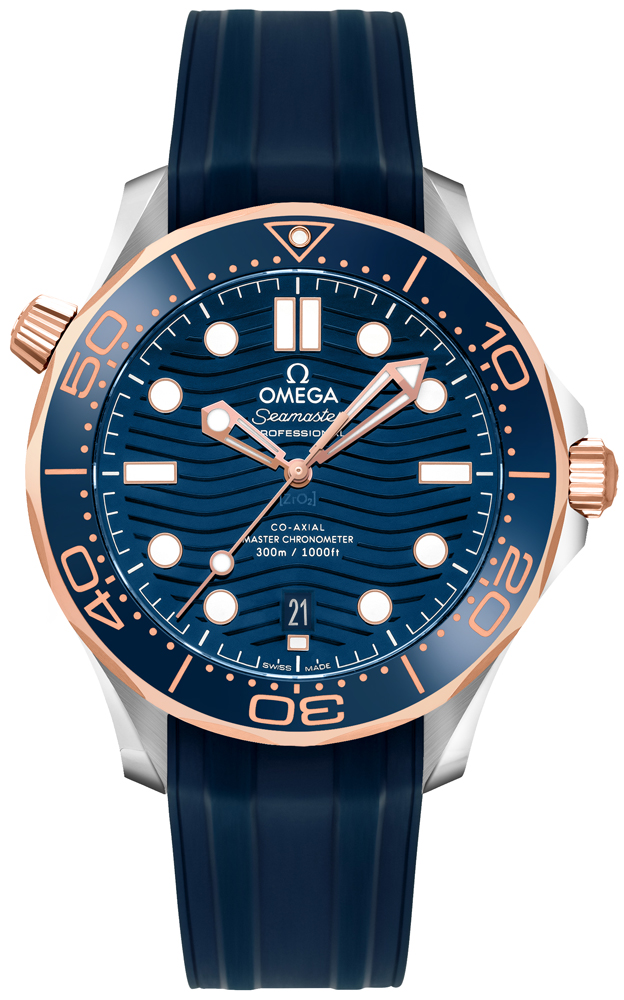 Omega Seamaster Self winding Automatic Blue Mens Watch 21022422003002 