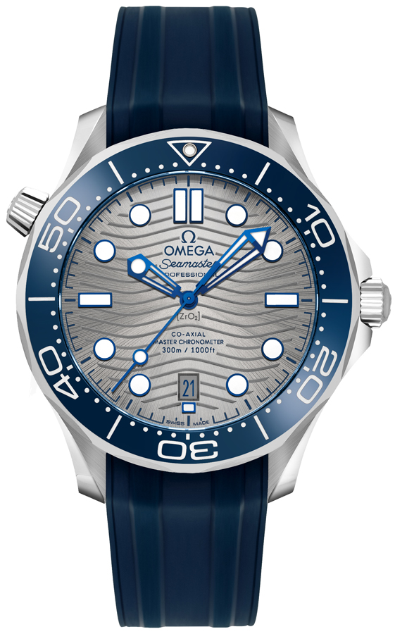 Omega Seamaster Self winding Automatic Grey Mens Watch 21032422006001 