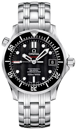 Omega Seamaster Self winding Automatic Black Ladies Watch 21230362001001 