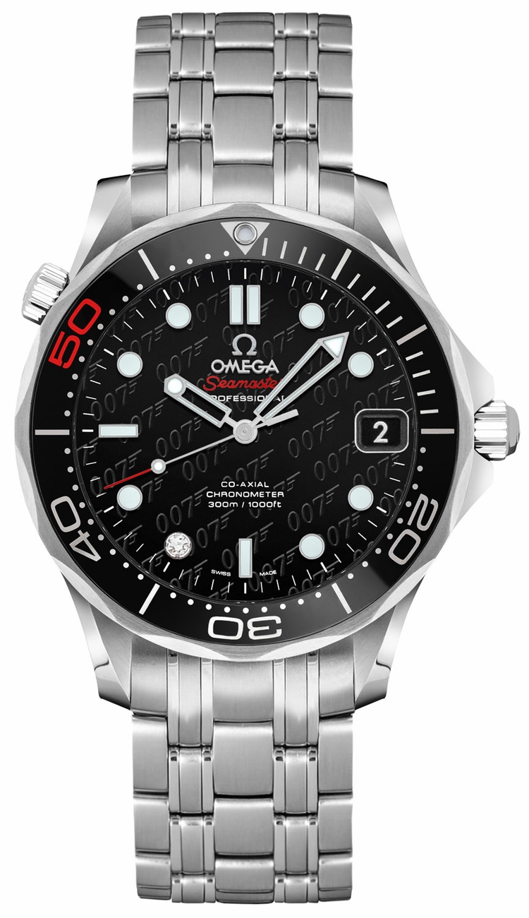 Omega Seamaster Self winding Automatic Black Watch 21230362051001 