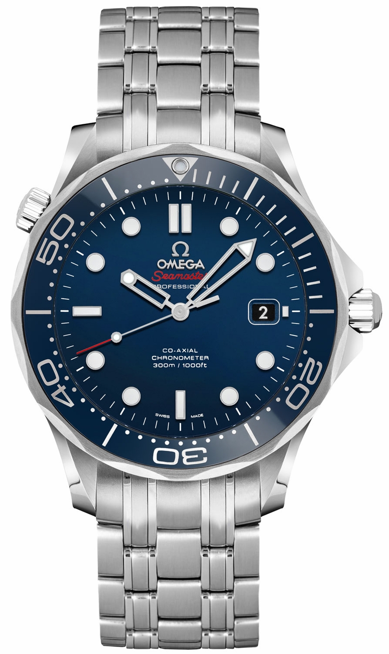 Omega Seamaster Self winding Automatic Blue Mens Watch 21230412003001 