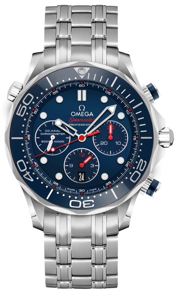 Omega Seamaster Self winding Automatic Blue Mens Watch 21230425003001 