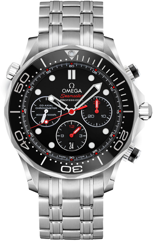 Omega Seamaster Self winding Automatic Black Watch 21230445001001 