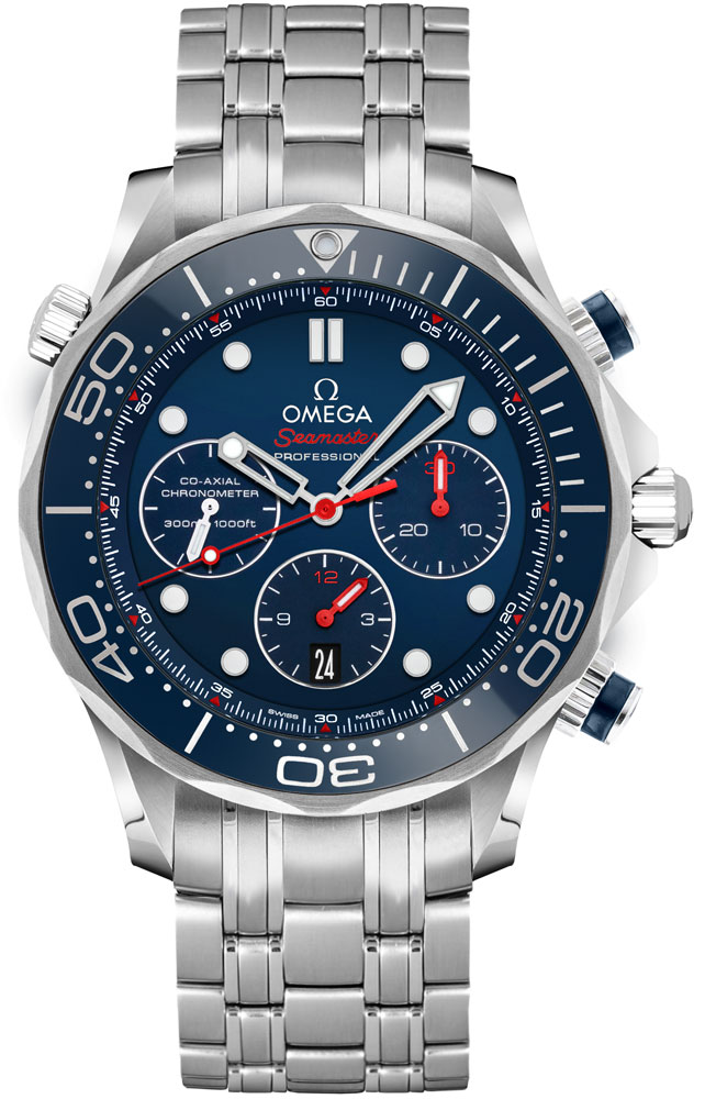 Omega Seamaster Self winding Automatic Blue Mens Watch 21230445003001 