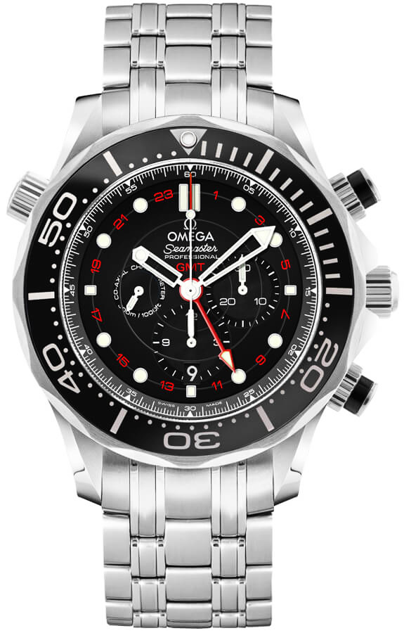 Omega Seamaster Self winding Automatic Black Mens Watch 21230445201001 