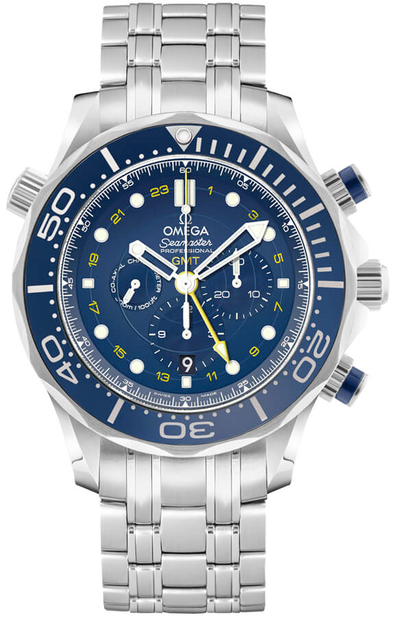 Omega Seamaster Self winding Automatic Chronometer Blue Mens Watch 21230445203001 