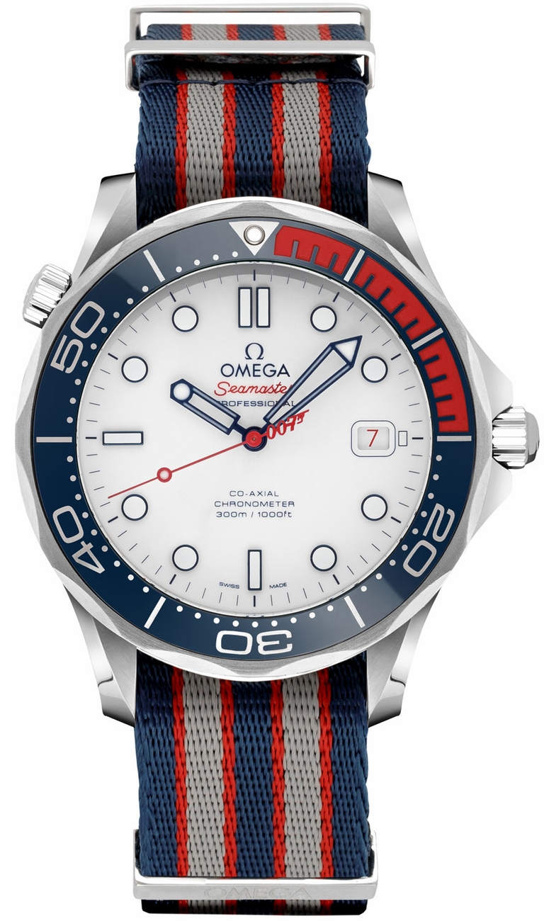 Omega Seamaster Self winding Automatic White Mens Watch 21232412004001 