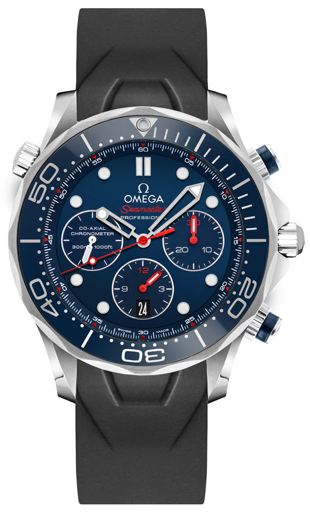 Omega Seamaster Self winding Automatic Blue Ladies Watch 21230425003001-BLKRT 