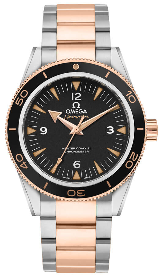 Omega Seamaster Self winding Automatic Black Mens Watch 23320412101001 