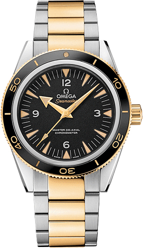 Omega Seamaster Self winding Automatic Chronometer Black Mens Watch 23320412101002 