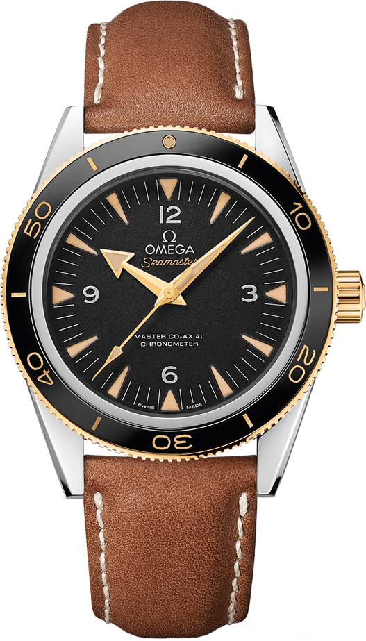 Omega Seamaster Self winding Automatic Chronometer Black Mens Watch 23322412101001 