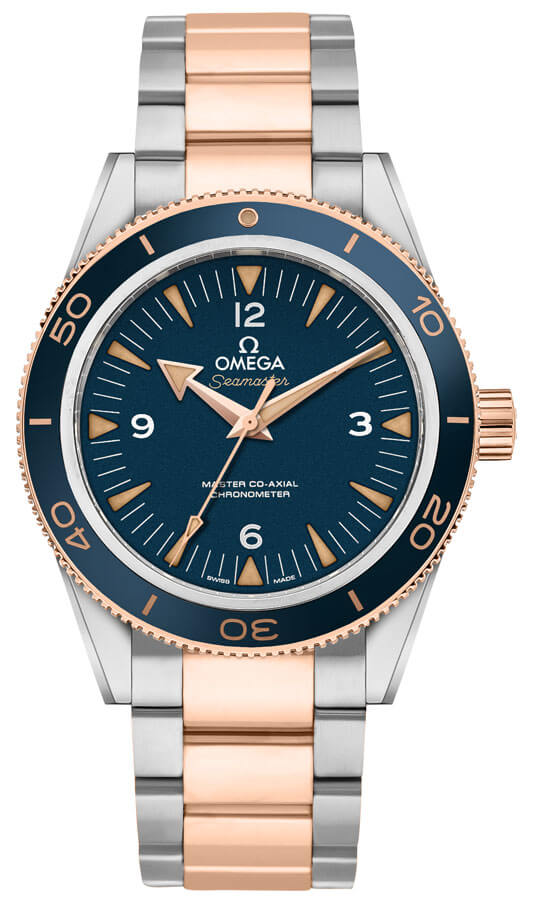 Omega Seamaster Self winding Automatic Chronometer Blue Mens Watch 23360412103001 