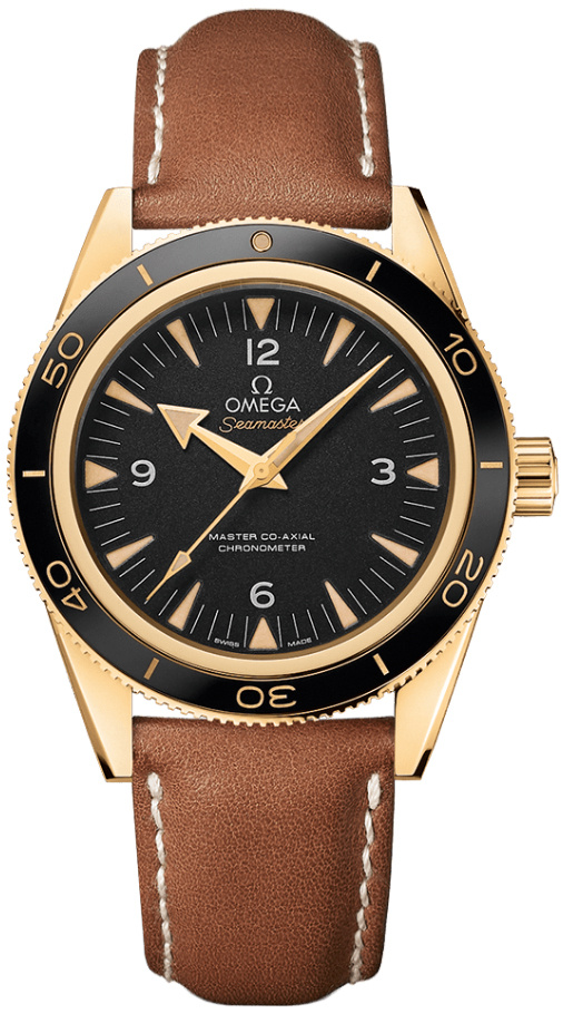 Omega Seamaster Self winding Automatic Chronometer Black Mens Watch 23362412101001 