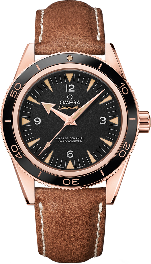 Omega Seamaster Self winding Automatic Chronometer Black Mens Watch 23362412101002 