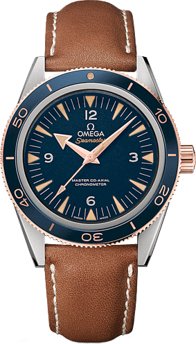Omega Seamaster Self winding Automatic Chronometer Blue Mens Watch 23362412103001 