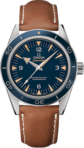 Omega Seamaster Self winding Automatic Chronometer Blue Mens Watch 23392412103001 