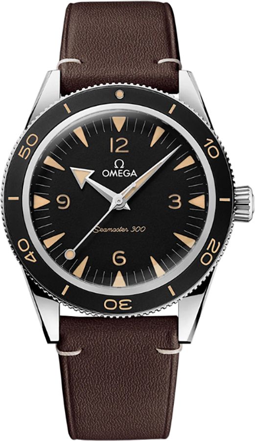 Omega Seamaster Self Winding Automatic Black Mens Watch 23432412101001 