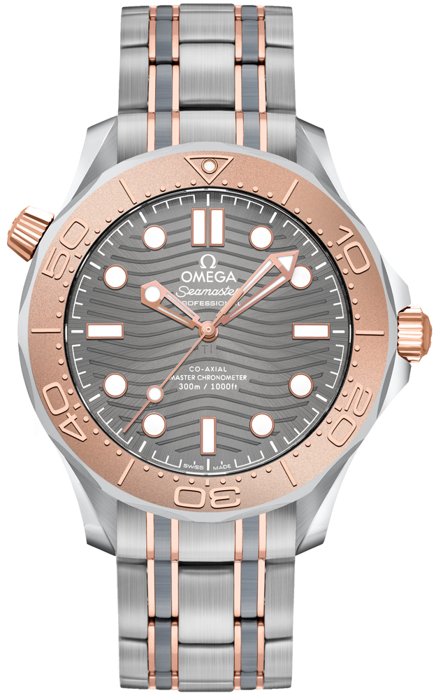 Omega Seamaster Self winding Automatic Grey Mens Watch 21060422099001 