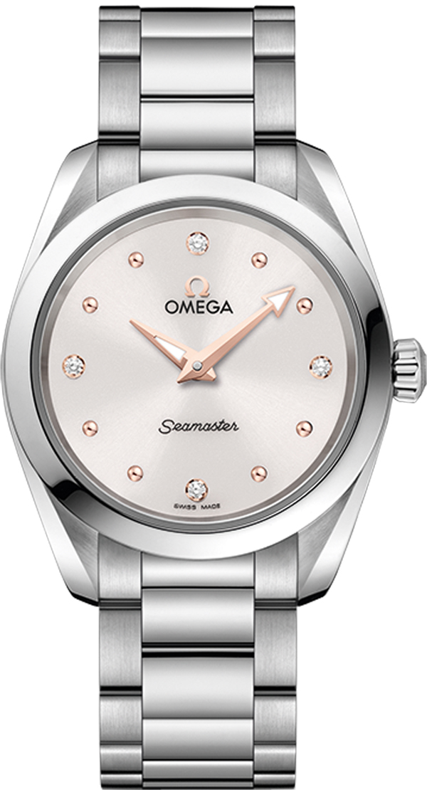 Omega Seamaster Aqua Terra Battery Operated Quartz White Watch 22010286054001 