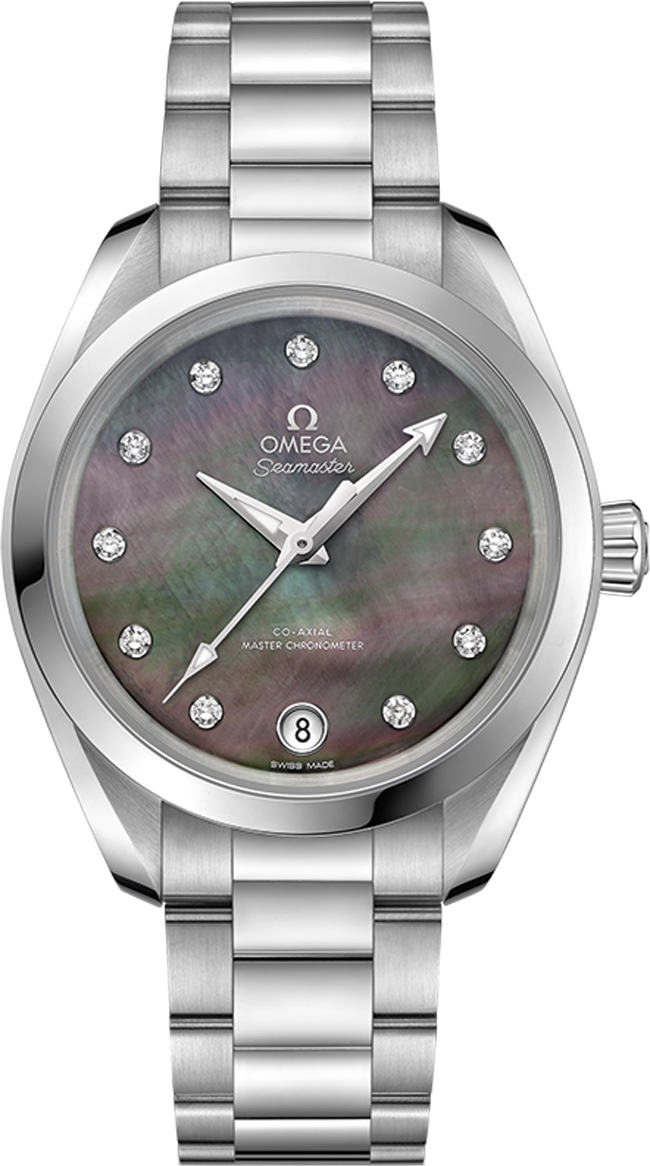 Omega Seamaster Aqua Terra Self winding Automatic Chronometer Grey Ladies Watch 22010342057001 