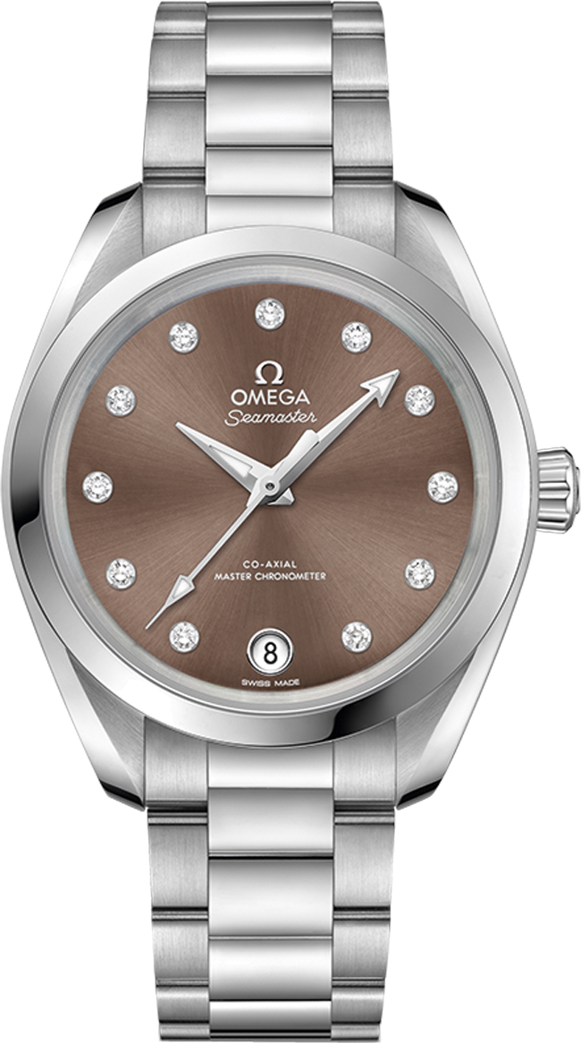 Omega Seamaster Aqua Terra Self winding Automatic Chronometer Brown Watch 22010342063001 