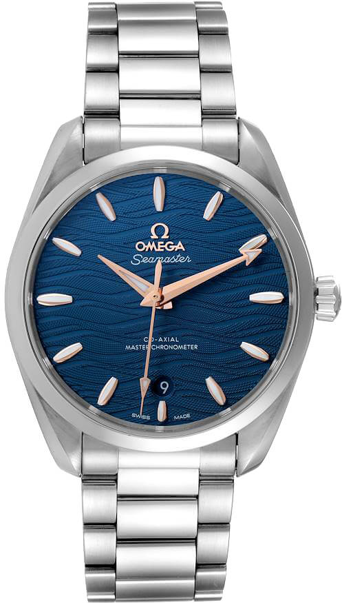 Omega Seamaster Aqua Terra Self winding Automatic Chronometer Blue Watch 22010382003002 