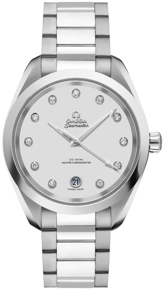 Omega Seamaster Aqua Terra Self winding Automatic Chronometer Silver Watch 22010382052001 