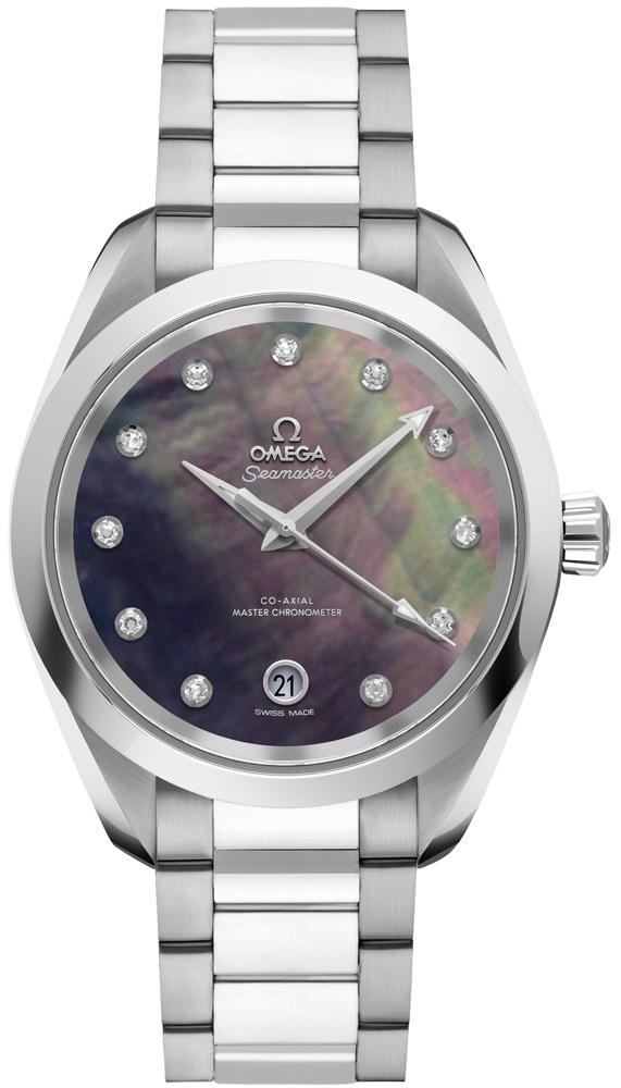 Omega Seamaster Aqua Terra Self winding Automatic Chronometer Black Watch 22010382057001 
