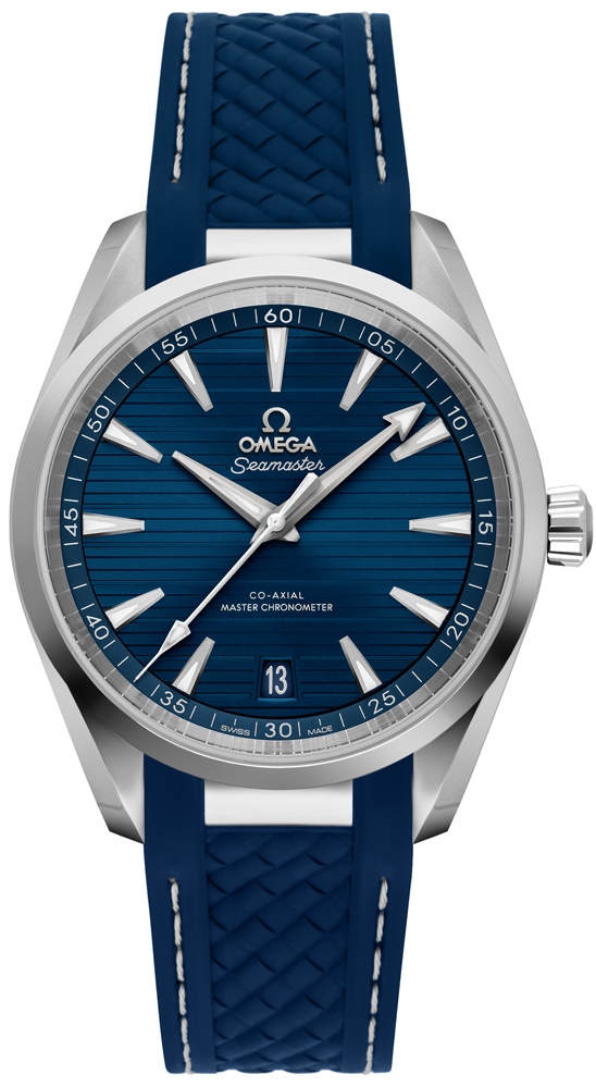 Omega Seamaster Aqua Terra Self winding Automatic Chronometer Blue Mens Watch 22012382003001 